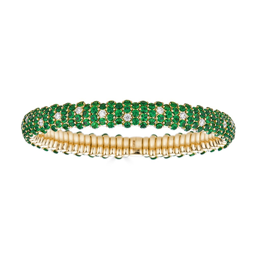 18K Ruby & Diamond Expandable Bracelet